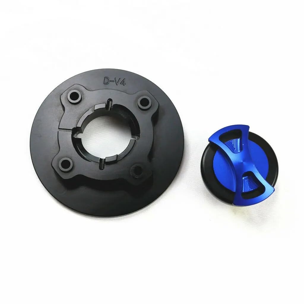Moto Tapón Depósito Combustible Tapa de Tanque de Combustible con Forma de Pajarita CNC para Motocicleta para Du&Cati para Panigale V4 2018-2021
