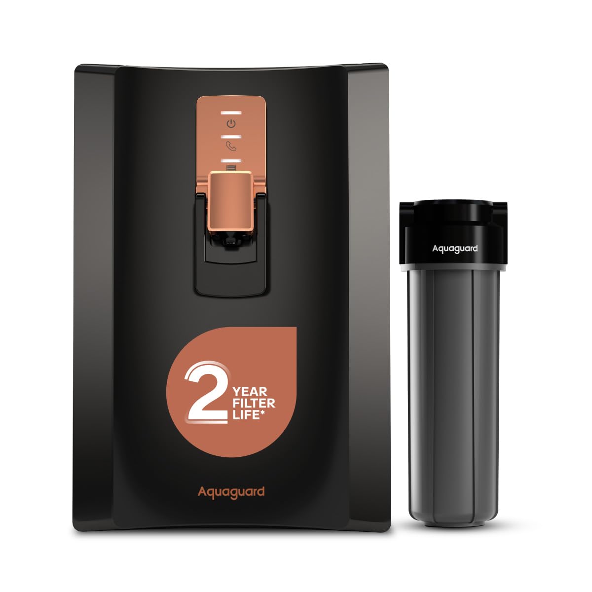 Aquaguard Superio UV+UF Water Purifier | 2 Year Filter Life | Stainless Steel Tank | Mega Sediment Filter | 3-in-1 Active Copper Technology | 5L storage | Suitable for Municipal Water (TDS < 200 ppm)-image-10
