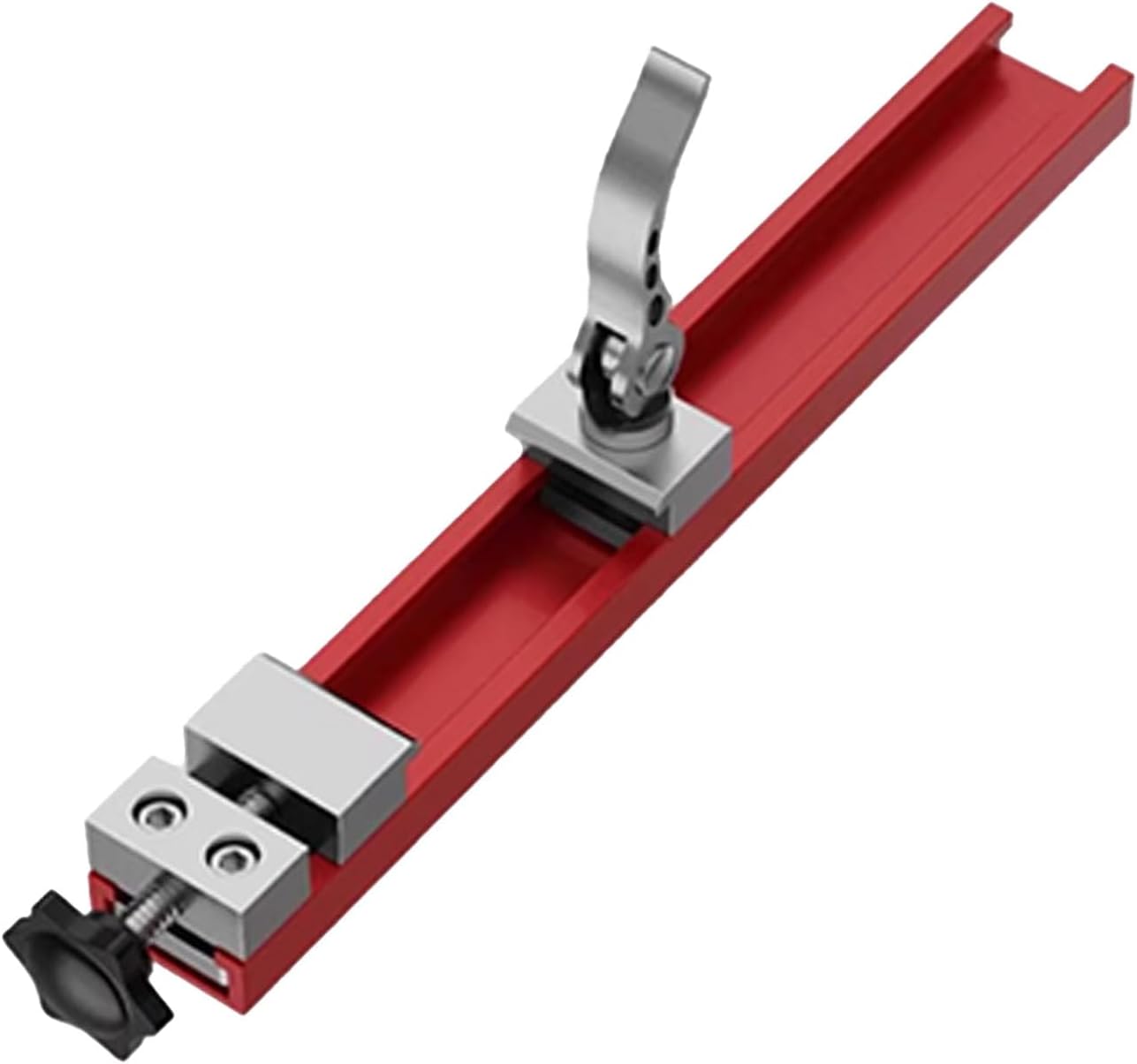 Fafeicy Circular Saw Guide Rail 240mm 0-300mm Adjustable Aluminum Alloy Base Guide for Woodworking and Stone Cutting Precision