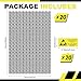 SilTriangle 20 Pcs Large Anti Static ESD Bags with Anti-static Labels 16 x 24 Inch/ 40 x 60 cm Shielding Antistatic Bags for Motherboard Video Card LCD Screen GPU Hard Drive Electronic Device Open Top