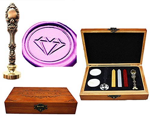 Scellant pour enveloppe mariage avec cuillère en bois anti-brûlure