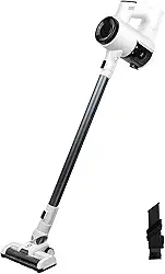 Aspirador de Pó Vertical Sem Fio 120W - 2 Velocidades (6Kpa/9.5Kpa), Bateria 2000mAh com Autonomia até 32min, Copo 0.75L, Escova LED para Pelos de Animais, Leve e Portátil