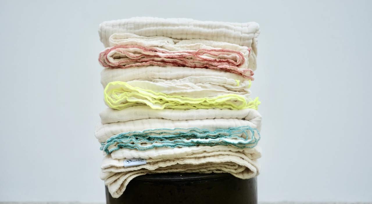 Pure & Dimple Grande serviette à capuche en coton biologique Naturel et non blanchi – Cadeau idéal pour une fête prénatale. De la naissance à 5 ans.