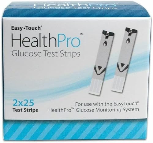 Easy Touch HealthPro Glucose Test Strips - 50 ct
