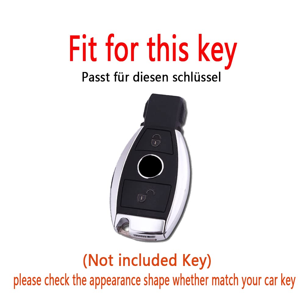Custodia per telecomando Smart Key a 3 pulsanti per Mercedes-Benz Classe ABC W203 W204 W205 W210 W211 W212 W221 W222 | Leroy Merlin