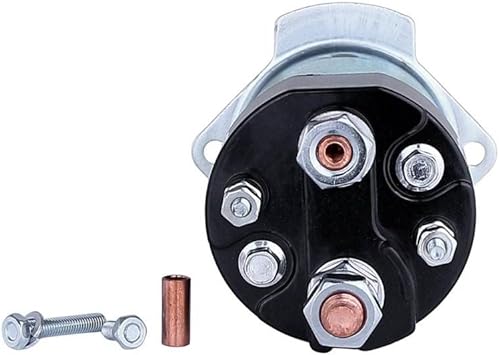 Amazon Com New 12 Volt Solenoid Compatible With Replacement For Massey Ferguson Tractors Mf 165 175 180 255 265 285 30 3165 Intermittent Copper 4 Terminals Automotive