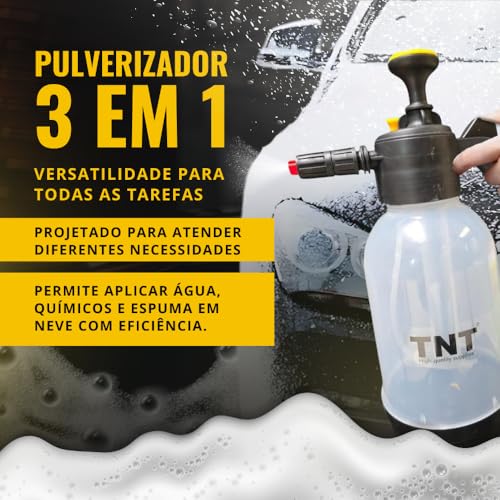 TNT Snowfoam Manual Pulverizador Espuma em Neve 2 Litros 3 em 1