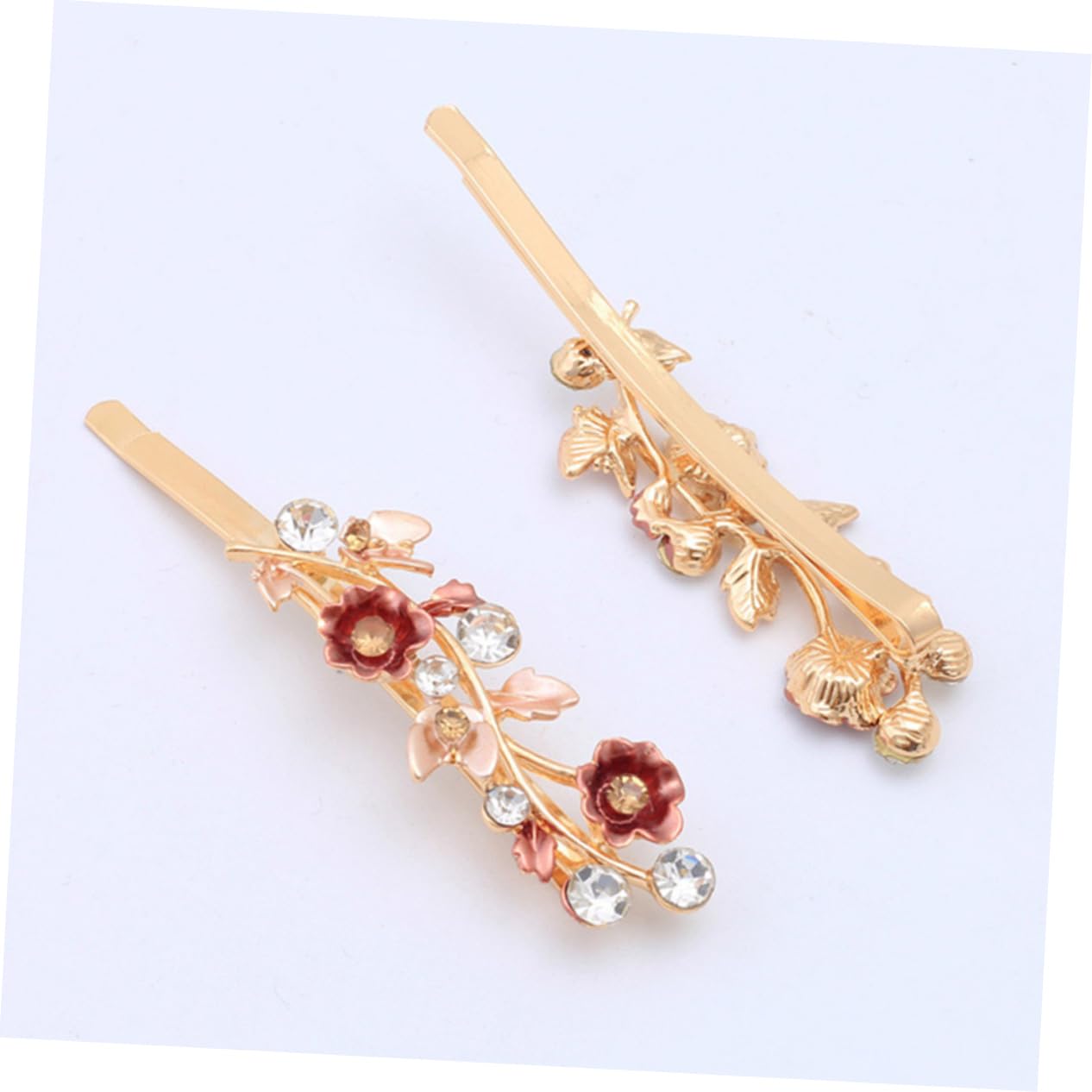 DOITOOL 18stücke Vintage Blumen Haarnadeln Mit Strass Für Damen Elegante Haarspangen Für Hochzeiten Partys Und Besondere Anlässe Vielseitige Haarschmuck-accessoires Verschiedenen