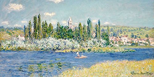 Toile encadrée Monet paysage Vétheuil pour une ambiance zen