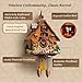 PANTASY Cuckoo Clock Building Block Set-Vintage Chalet Design, Real Working Mechanical Wall Clock Model with Motorized Cuckoo, Rotating Stage, and Waterwheel-Perfect for Adult Builders and Home Décor