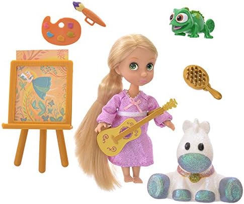 Amazon ディズニーストア 公式 ディズニー アニメーター コレクションドール ミニプレイセット ラプンツェル2 人形 ドール おもちゃ