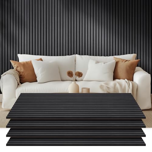 Acoustic Wall Panels Self Adhesive, Wood Slat Acoustic Sound Proof