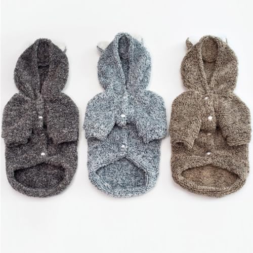 Disfraz para perro Toddmomy de invierno color café talla M miniatura 5