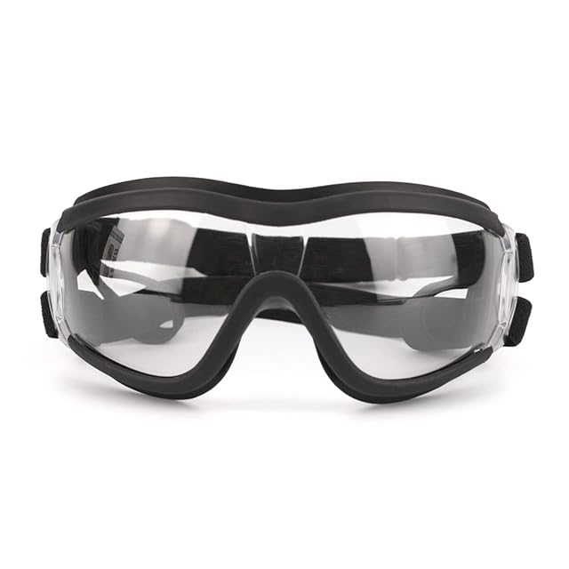 Foto 2 de 8 de Gafas para perros medianos y pequeños, anti-UV, impermeables, resistentes al viento, transparentes, ajustables