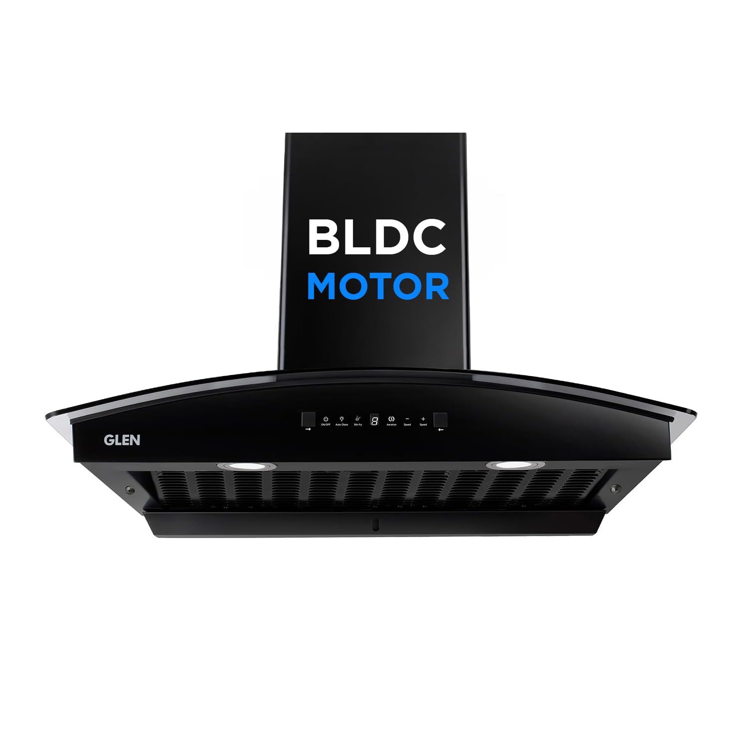 Glen 90 cm 1600 m³/hr Filterless Thermal Autoclean Kitchen Chimney, Curved Glass |(Hood FABIA 90, Heat Sensor| Aeration technology|Touch & Gesture Control,Black)-image-41