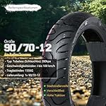 9070-12-Tire-for-Scooter-FrontRear-90-70-12-Position-FrontRear-Rim-Size-12-Tire-Ply-4-Tire-Construction-Bias-Tire-Type-ScooterMoped-TL-TUBELESS