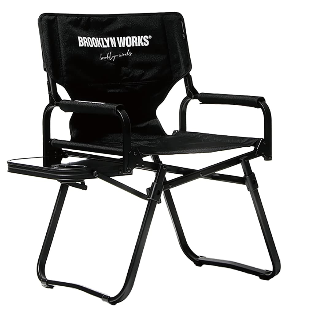 Amazon.co.jp: Brooklyn Works Table Chair, ONE Size, Black, Black