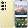 C24 Ultra 5G Teléfonos Desbloqueados, 4GB+128GB, Pantalla HD de 6.8" | Android 14.0, Batería 6800mAh, Face ID, Huella Digital, GPS [Verizon, AT&T, T-Mobile] (128GB, 6.8in, Dorado) 2
