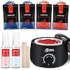 Ajoura Home Wax Warmer Kit for Waxing, Brazilian Sensitive Skin Hair Removal ,Women Men, Eyebrows, Bikini, Face, Armpit, Legs