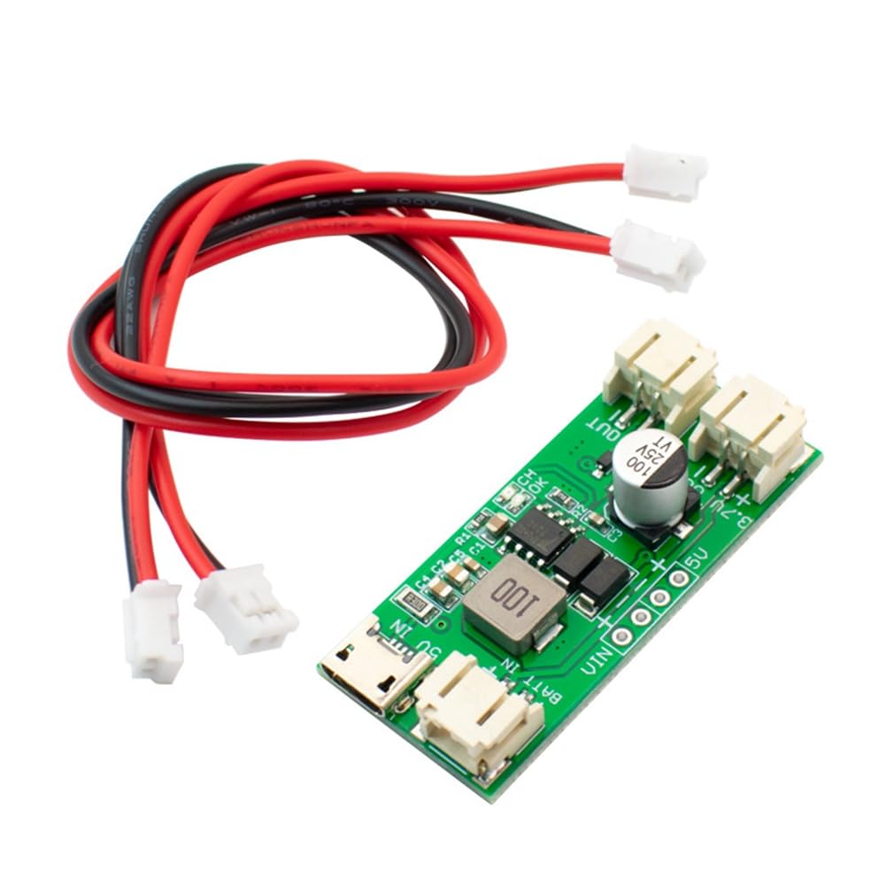 Oewwthy TP5400 Lithium Battery Charging Module Single-Cell Lithium Battery Boost Control Module 5V 1A Output