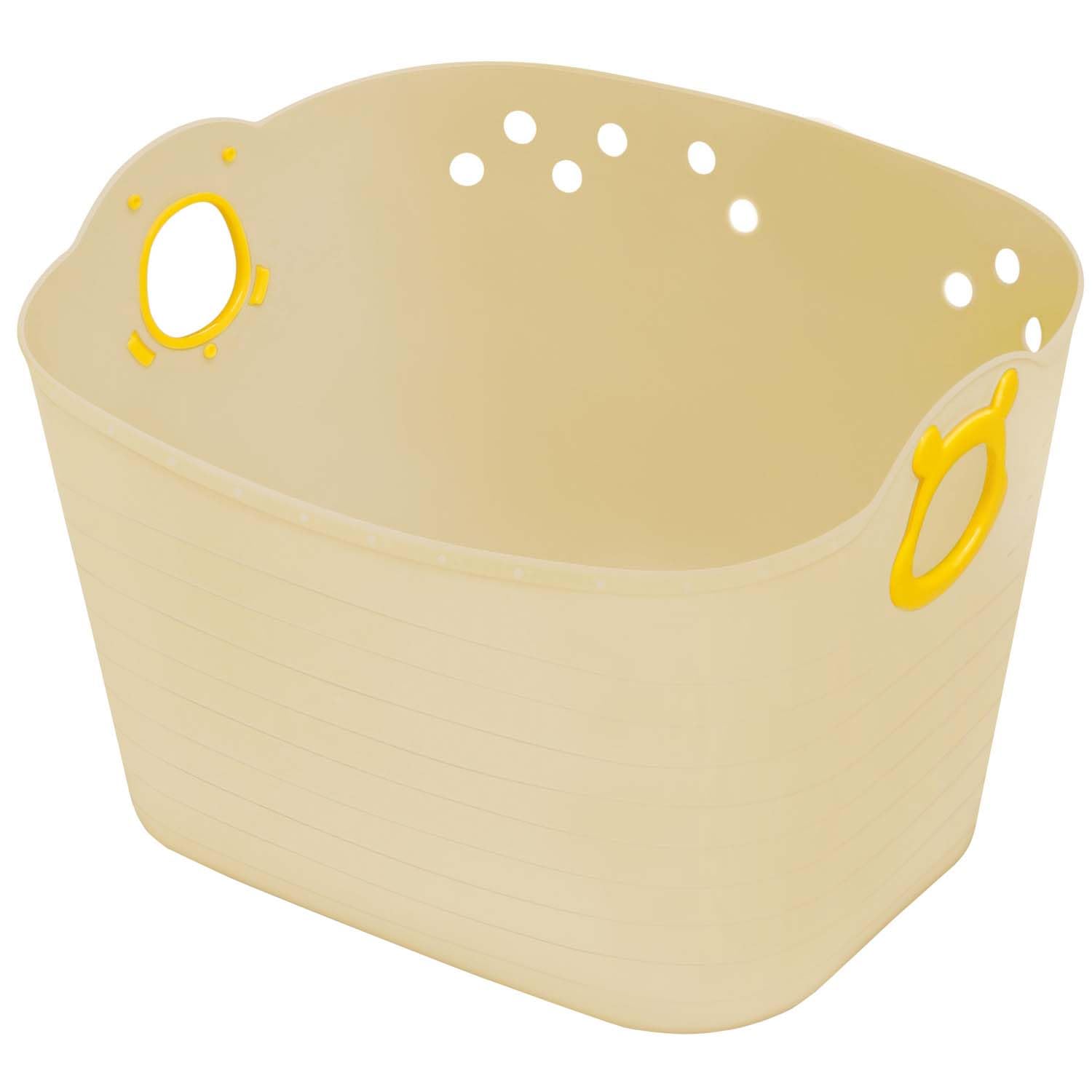 Amazon.co.jp: 錦化成 くまのプーさん やわらかバケツ BE×Y 小物の収納