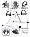 Klapp Pedal Exercise Mini Bike,Cycle Aid with Adjustable Resistance Ab Care King Toner (White) gallery image
