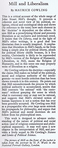 Mill and Liberalism 0521047420 Book Cover