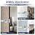Fingerprint Door Lock,Biometric Smart Door Knob,Keyless Entry Smart Door Lock with Handle,Door Knob with APP Control,Code,Fingerprint, Backup Keys for Bedroom,Home,Hotel,Office,Apartment,Silver