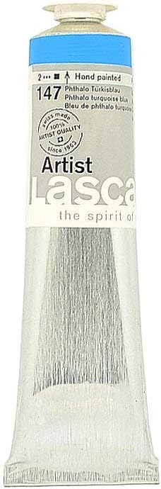 Lascaux Artist Acrylic: 45ml Phthalo Turquoise Blue