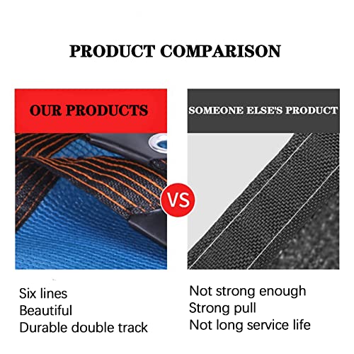 Rede de sombra com ilhós, malha de sol, pano de sombra ao ar livre 90% taxa de sombreamento, rede de