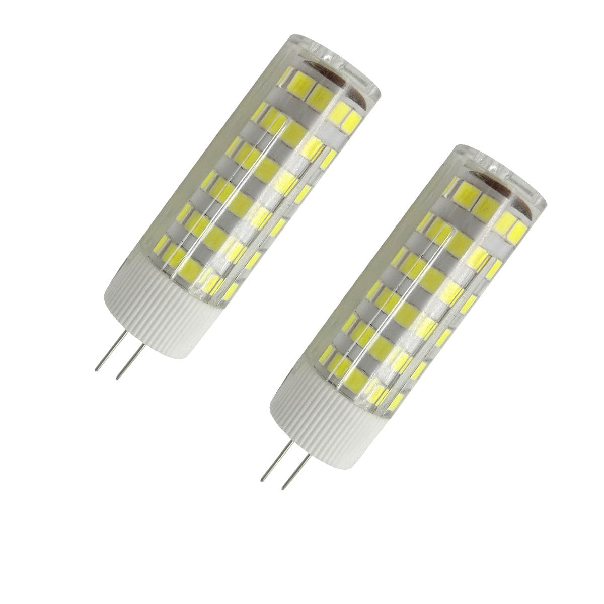Aoxdi G4 LED Bulb 7W, Cool White, 75 SMD 2835 Replacement G4 Halogen Bulb, AC/DC12V, 2-Pack (Cool White)