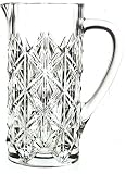 RCR Enigma Luxion Crystal Glass Jug Carafe 1.2 Litres Water Jug Pitcher
