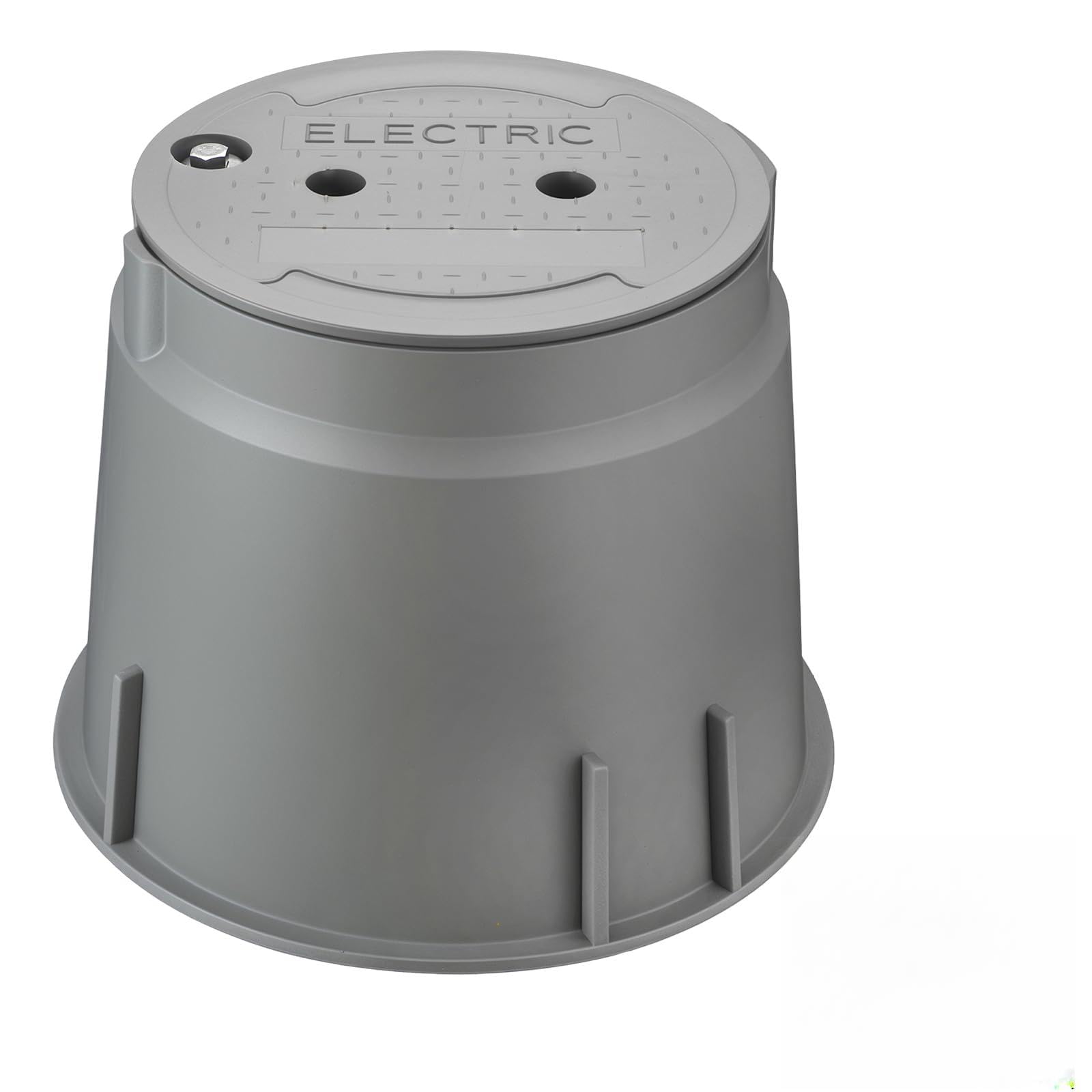 Photo 1 of (1 Pack) tatatagear Underground Electrical Junction Box 10 Inch Gray