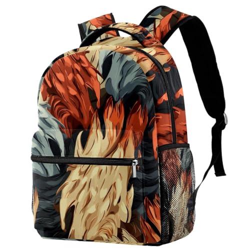 Sac à dos motif pattes D taille unique avec poches latérales