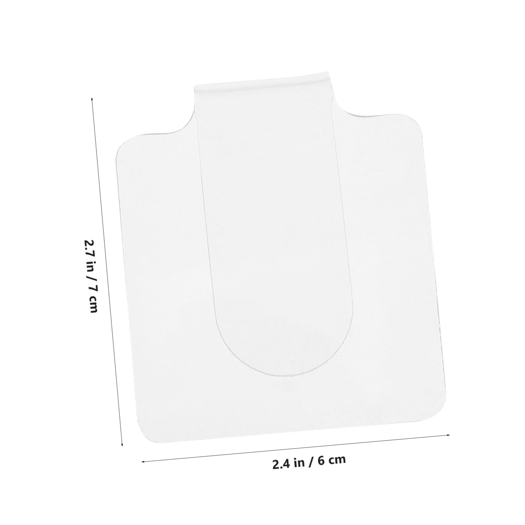 CALLARON Acrylic Makeup Mixing Palette Clear Handheld Tool for Liquid Foundation Eyeshadow Nail Polish Portable Manicure Palette for Makeup Artists Custom Color Blending