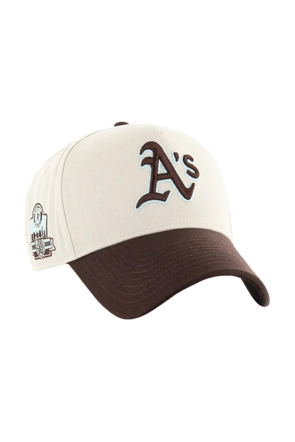 47 Sure Shot MVP DT Oakland Athletics Cap - Bone BN08 - Bone One Size, white washed, One Size