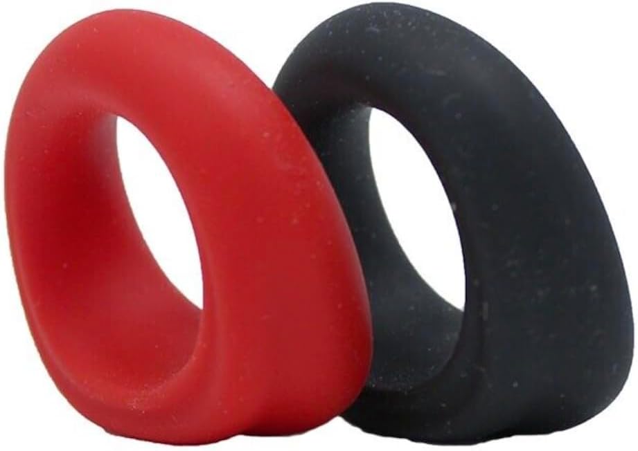 Stretchy Silicone Male Enhancer 2-Pack for Prolonged Delay and Size Enhancement