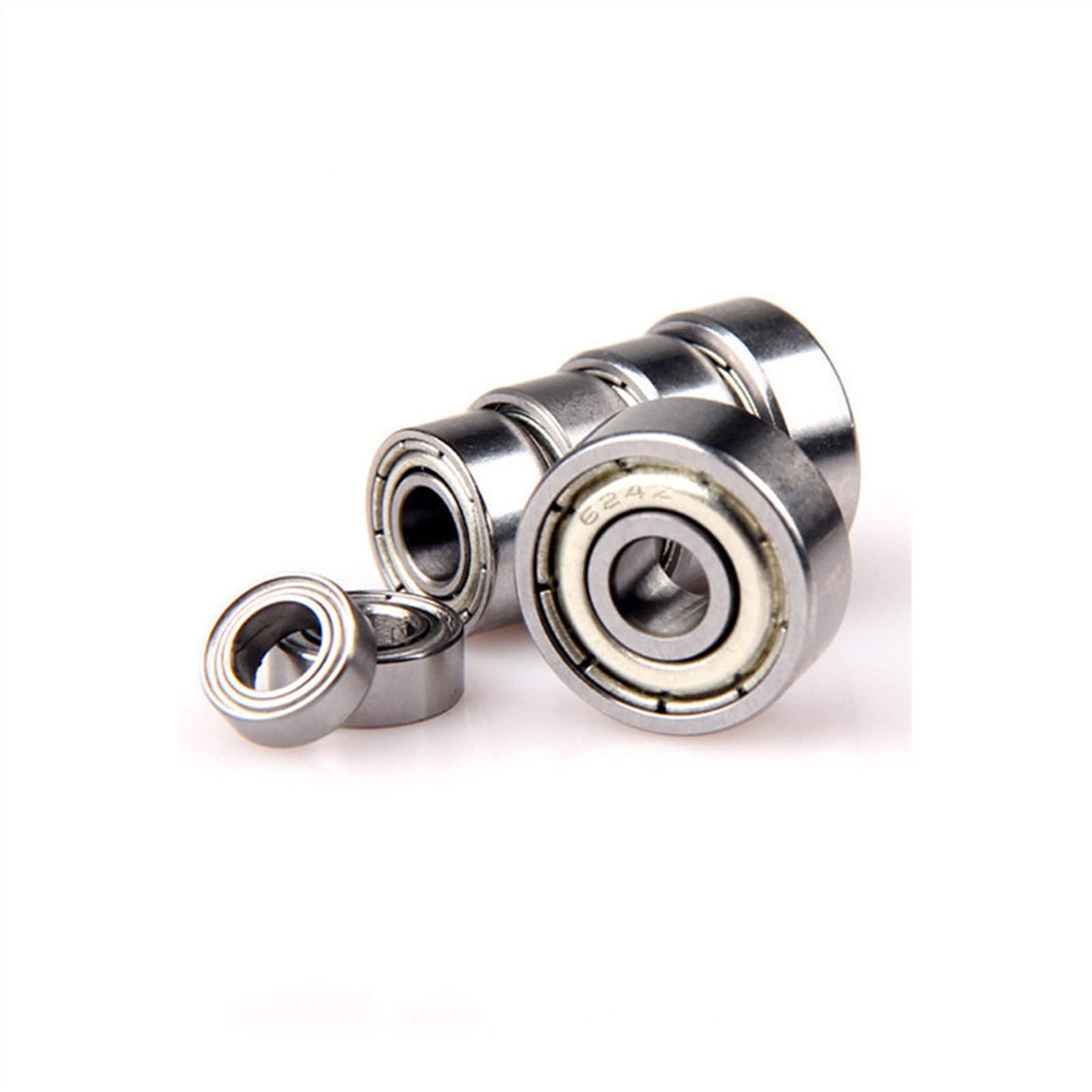 10Pcs 692 693 694 695 696 697 698 699ZZ RS 2RS Moteur électrique avec roulements à billes miniatures (ZZ,697-7x17x5)