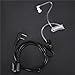 Tihebeyan Auricular Walkie Talkie Transparente 2 Pin PTT Covert Auricular Tubo Auricular...