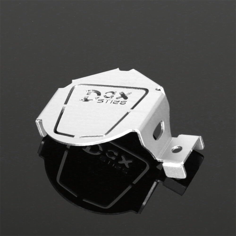 Garde-corne CNC DAX125 Compatible avec ST125 DAX 125 2018-2024 en aluminium pour moto (argent)