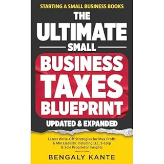 THE ULTIMATE SMALL BUSINESS TAXES BLUEPRINT Audiolibro Por Bengaly Kante arte de portada