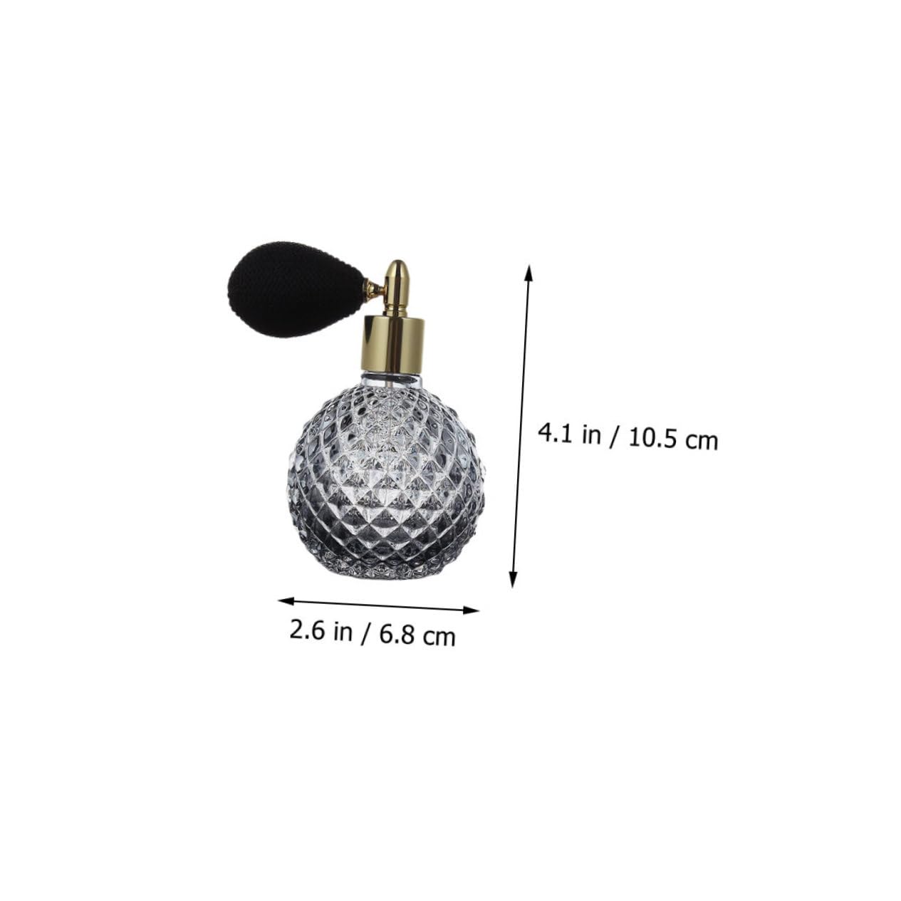 100ml Wiederbefüllbare Parfümflaschen mit Sprühfunktion 3 Stück aus Glas