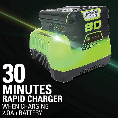 Greenworks PS80L210 80V 10 Inch Cordless Polesaw (Great For Pruning And Trimming Branches / 75+ Compatible Tools), 2.0Ah Battery And Charger Included thumb #6