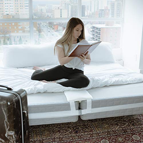 ECO-Layers Bed Bridge Twin to King Converter Kit - Twin Bed Connector King Maker - Mattress Extender Joiner Gap Filler - Split King Bed Connector, Twin to King or Twin XL to King