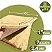 HURDZ HEMP Cage Liners - Made from 100% Natural Hemp & Ultra-Absorbent Cage Liners for Small Animals - Superior Odor Control, Easy Clean & Durable Guinea Pig Mats Pack of 7 Liners 10”x20”