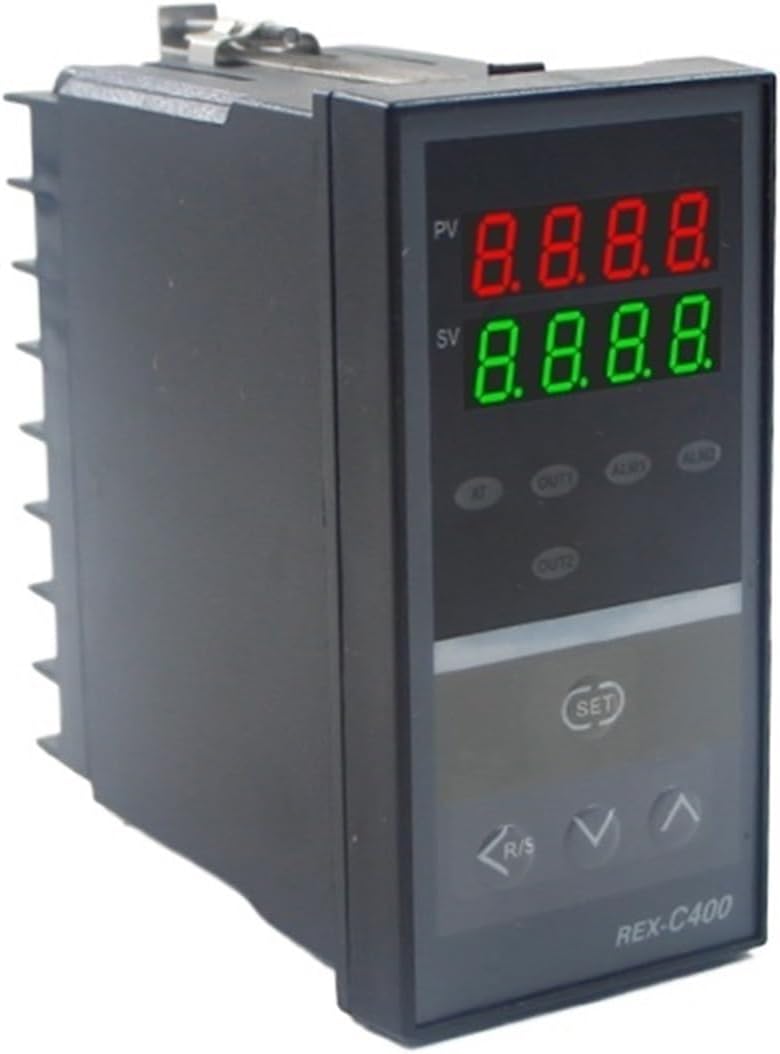 REX-400 48*96mm 1300 Degree Input K J PT100 0-10V 4-20mA Output SSR Relay 220V 24V 380V Thermostat PID Temperature Controller(1Alarm,380V Multiple Input)