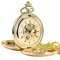 Algopix Similar Product 17 - TREEWETO Antique Mens Pocket Watch