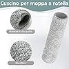Homruich 24 pezzi di Accessori per Ecovacs Deebot T80 Omni/T80 Aspirapolveri, 2 Spazzole Principali,2 Rulli di Pulizia Mopp,6 Filtri,6 Sacchi di Polvere,6 Spazzole Laterali,2 Strumenti di Pulizia