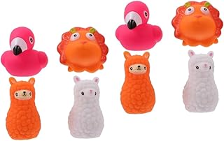 TOYANDONA 8 Peças Brinquedos De Banho De Bebê Brinquedos De Piscina Para Crianças Brinquedos Brilhantes Brinquedos De Banho De Vinil Brinquedos De Banho Brinquedos Educativos Para Banheira