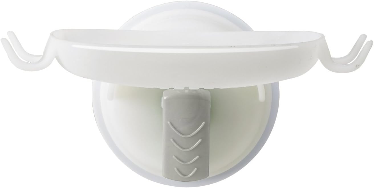 Changing Lifestyles Safe-er-Grip Soap Dish with Razor Hooks